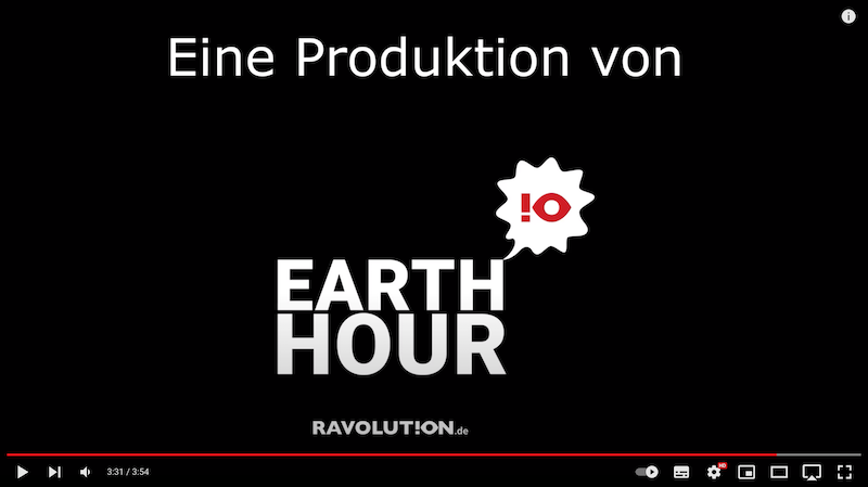 Earth Hour youtube