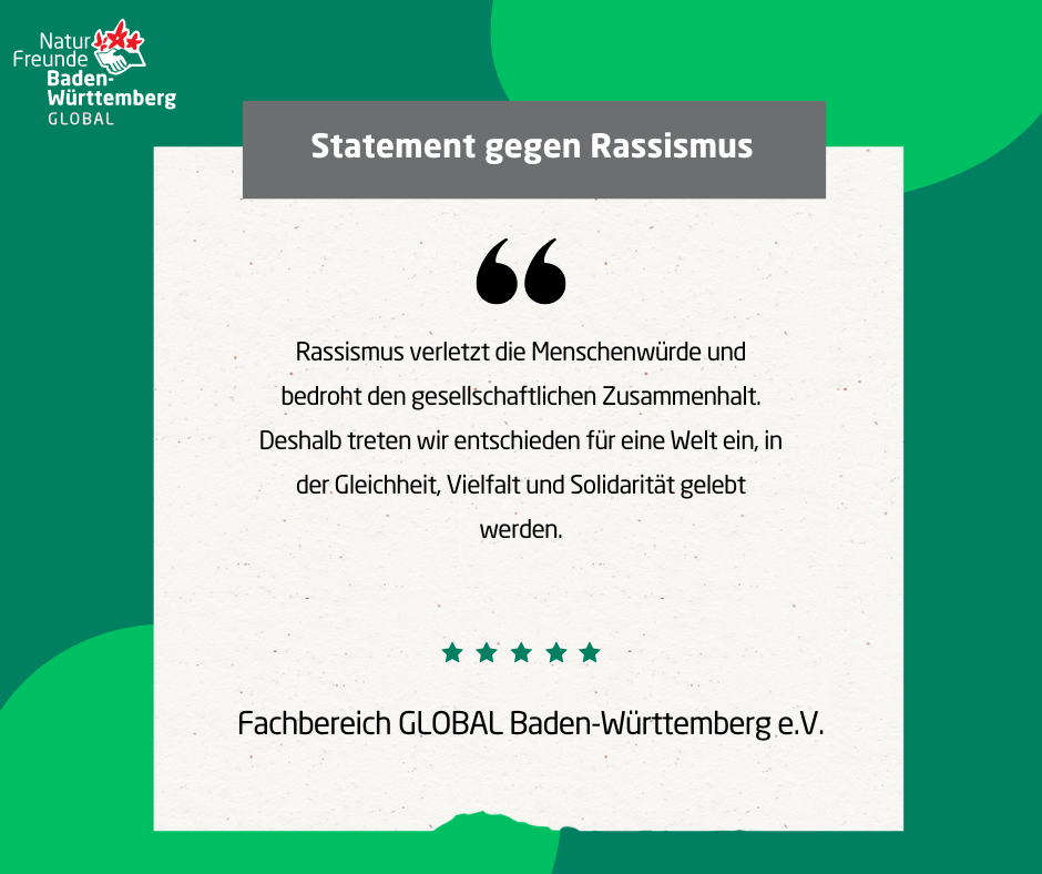 250326 Statement gegen Rassismus